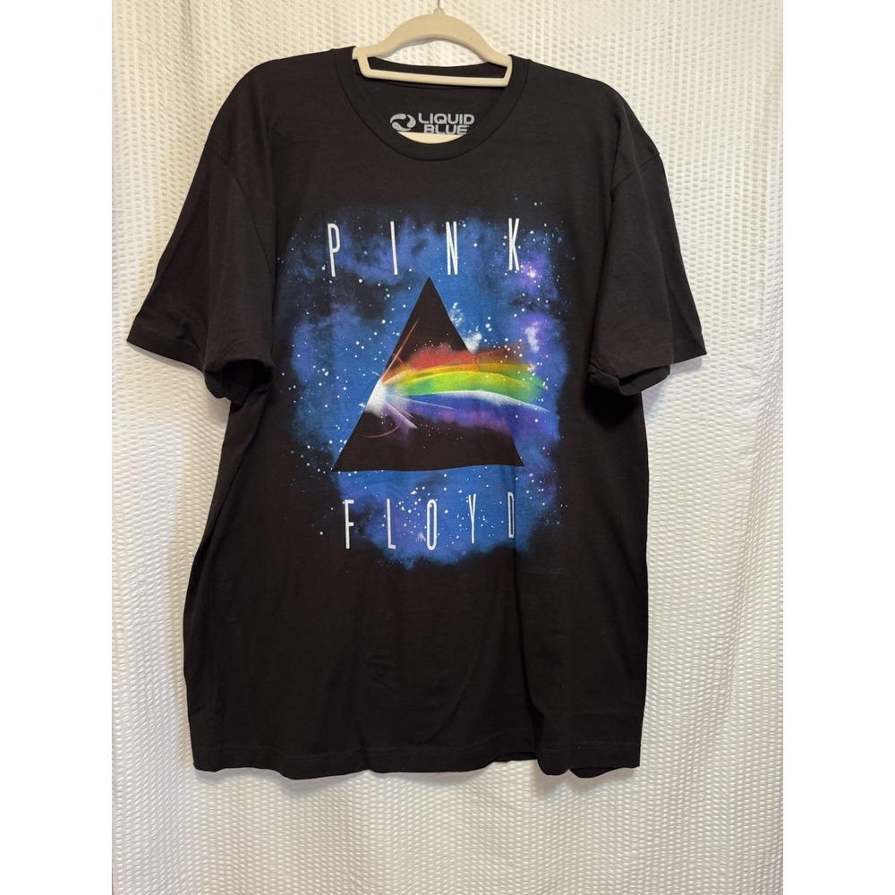 Liquid Blue Pink‎ Floyd Dark Side Space T-Shirt XL; Band Shirt